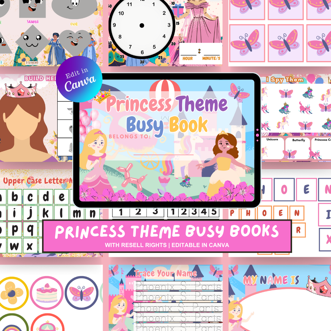 KIDDIE BUNDLE Busy Books with Resell Rights | MRR & PLR Included