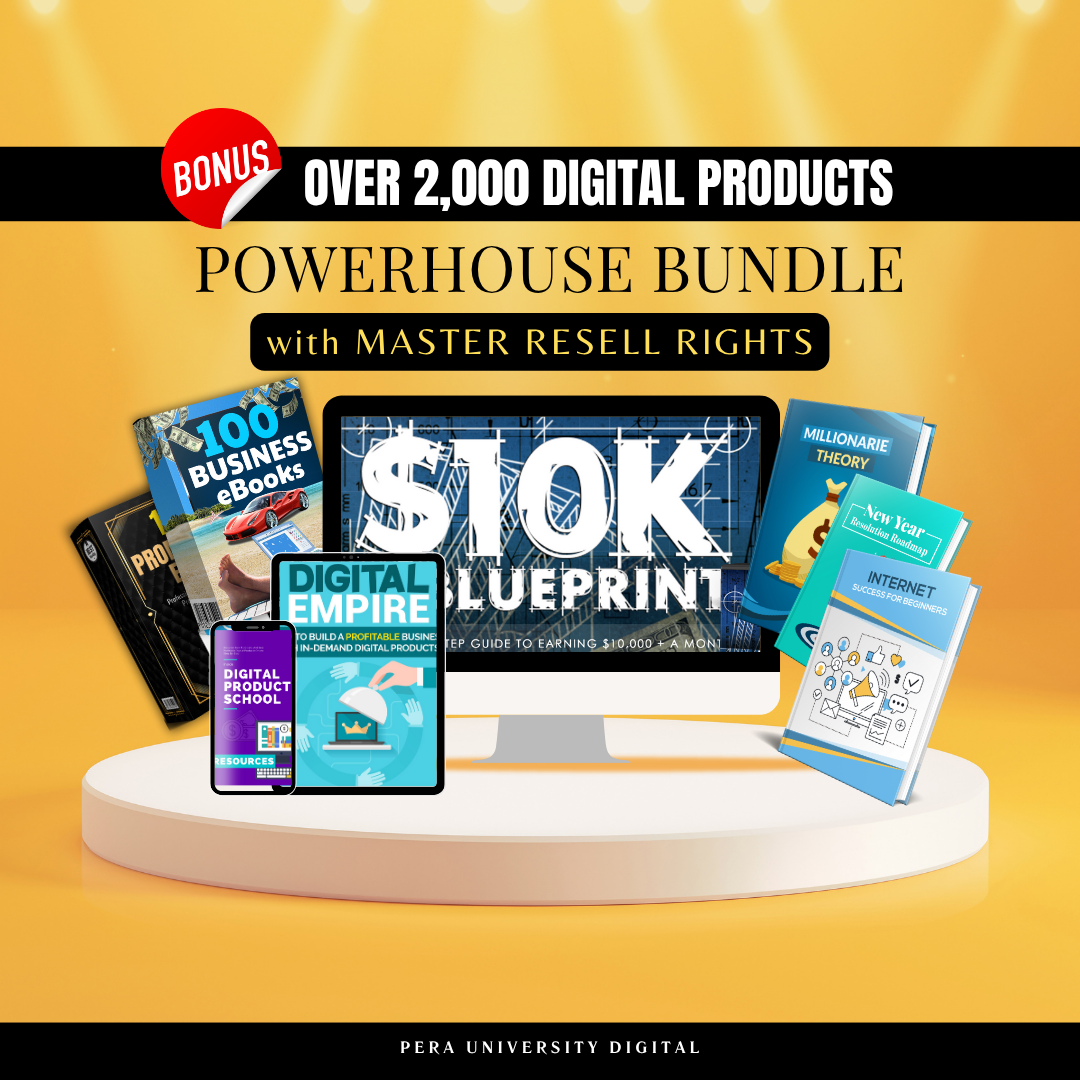 Digital Product Creation Course by Pera University | Master Resell Rights