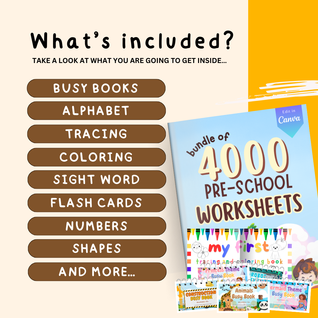 KIDDIE BUNDLE Busy Books with Resell Rights | MRR & PLR Included