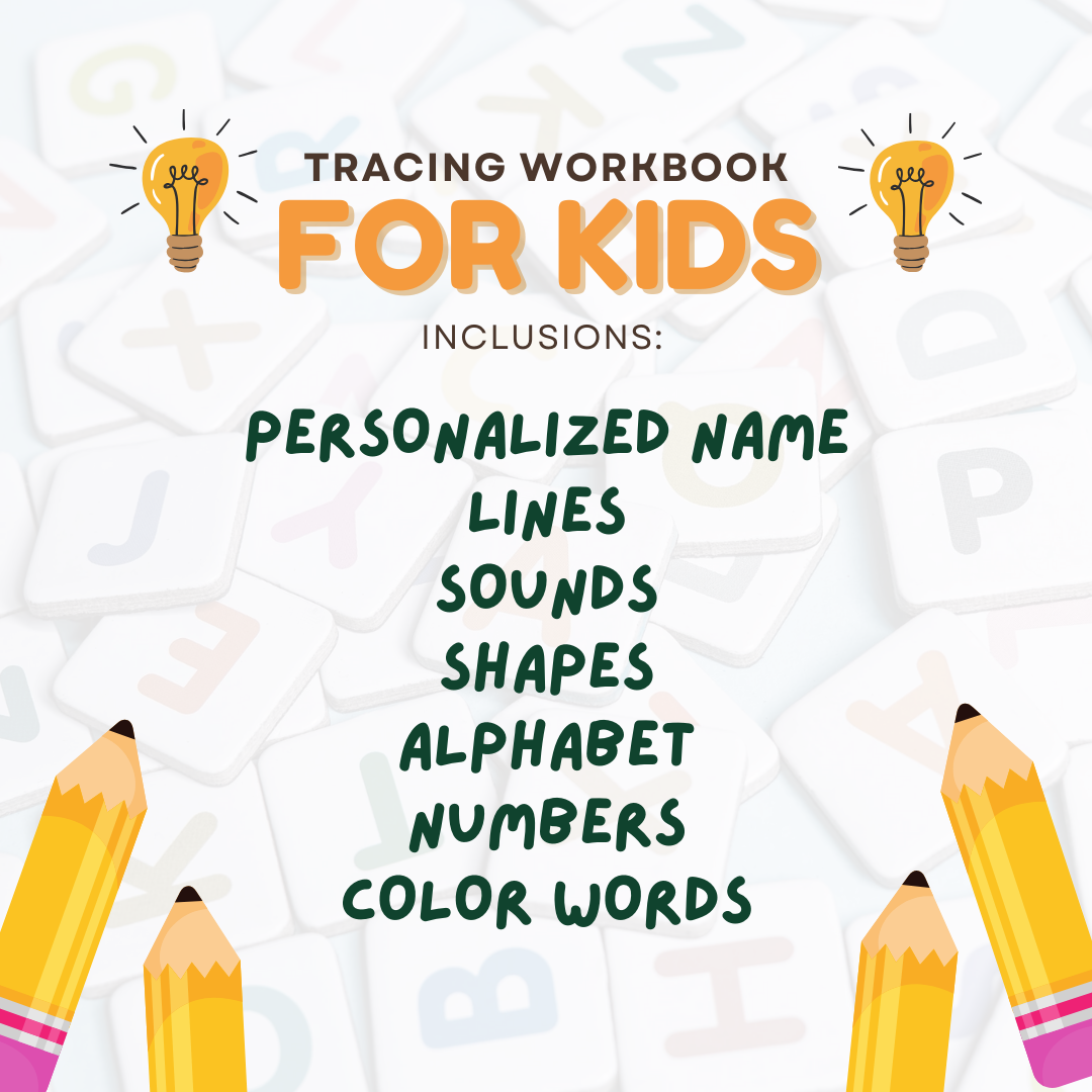 Tracing Busy Book for Kids | Printable with Resell Rights | MRR & PLR Included