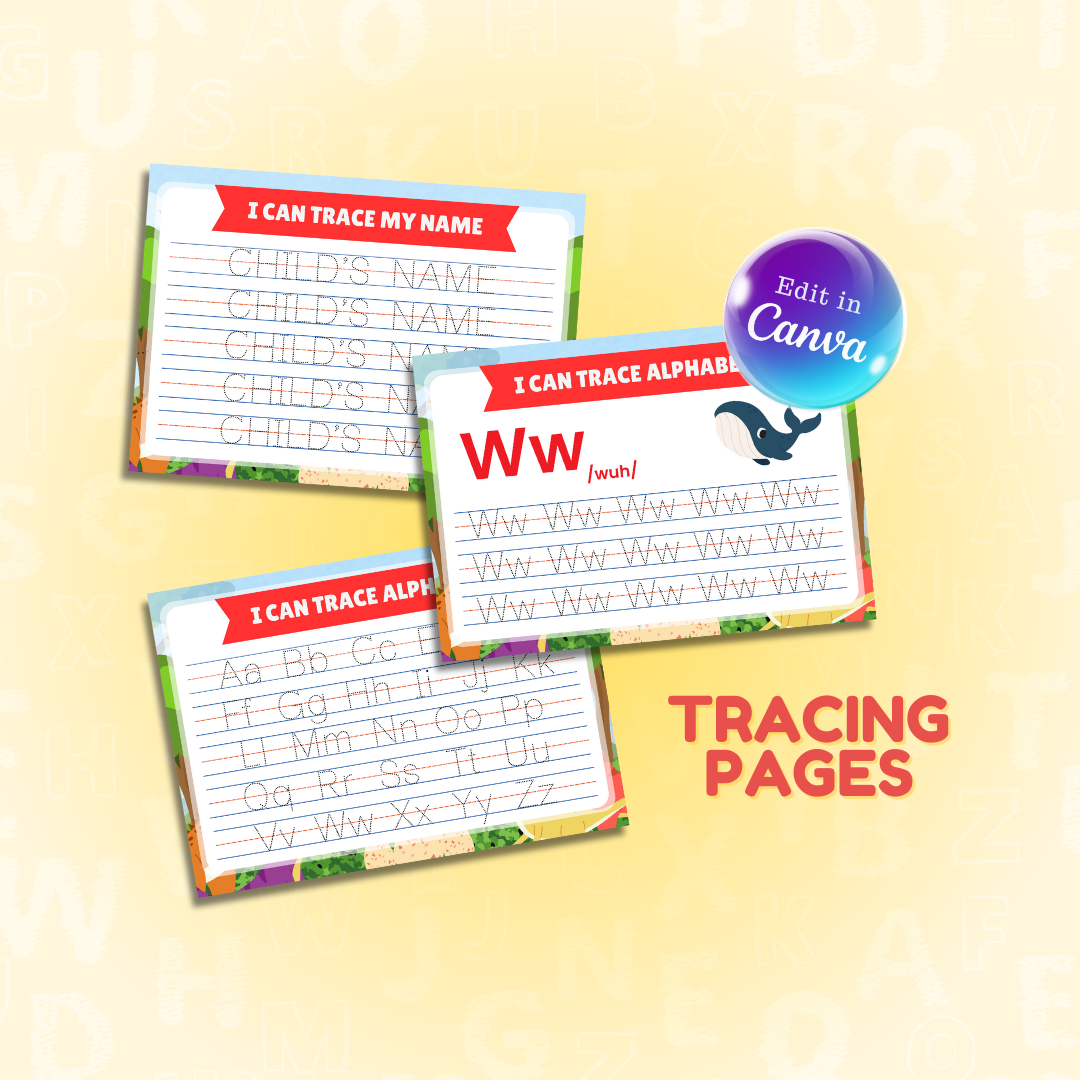 Tracing and Color WorkBook for Kids (Dino) | Printable with Resell Rights