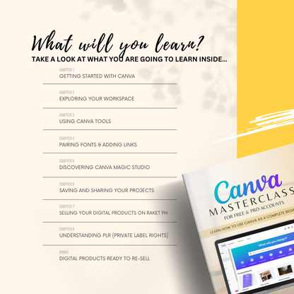 Canva MasterClass Course for Beginners with Resell Rights | MRR & PLR