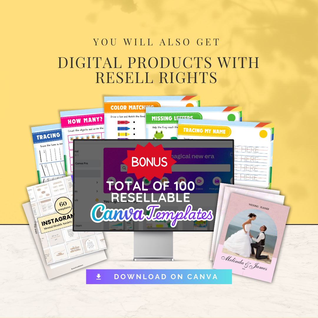 Canva MasterClass Course for Beginners with Resell Rights | MRR & PLR