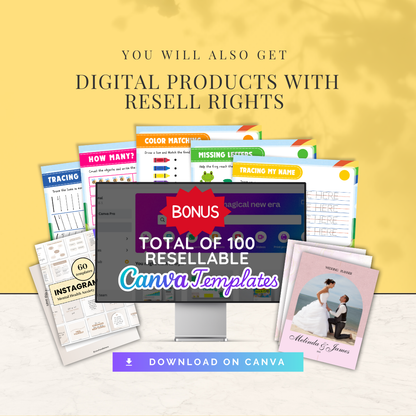 Canva MasterClass Course for Beginners with Resell Rights | MRR & PLR