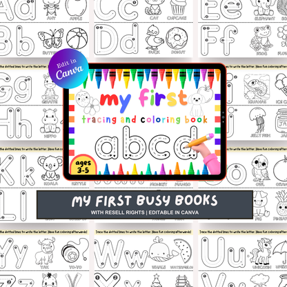 KIDDIE BUNDLE Busy Books with Resell Rights | MRR & PLR Included
