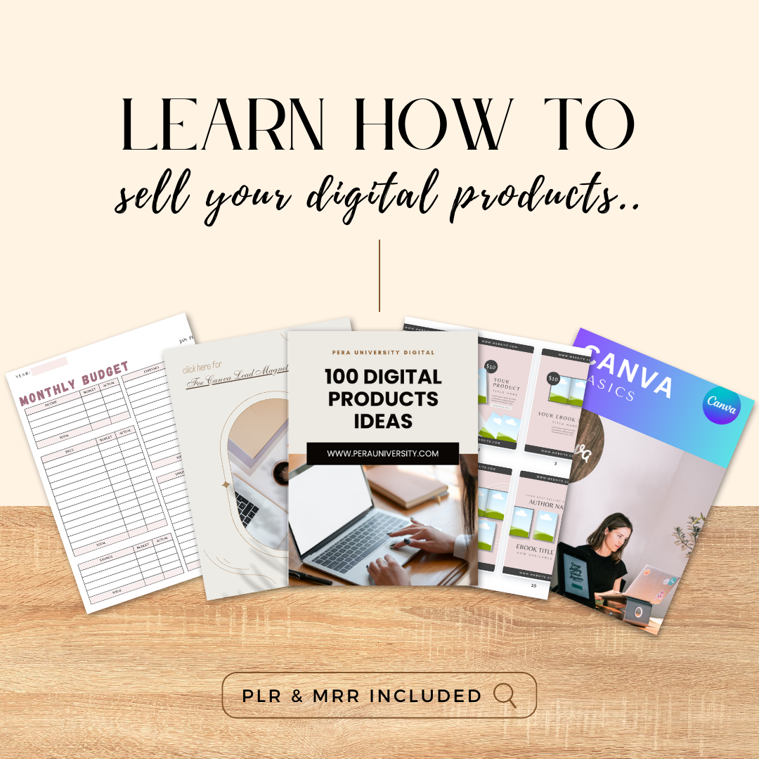How to Sell Digital Products 2025 eBook with Resell Rights MRR & PLR