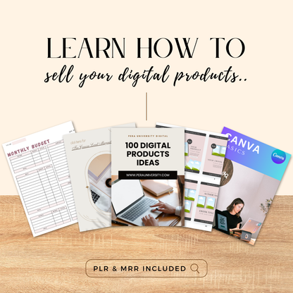 How to Sell Digital Products 2025 eBook with Resell Rights MRR & PLR